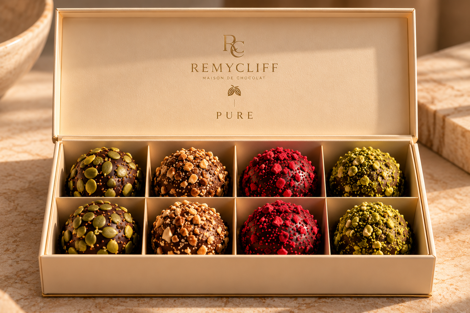Remycliff The Pure Eight chocolate gift box